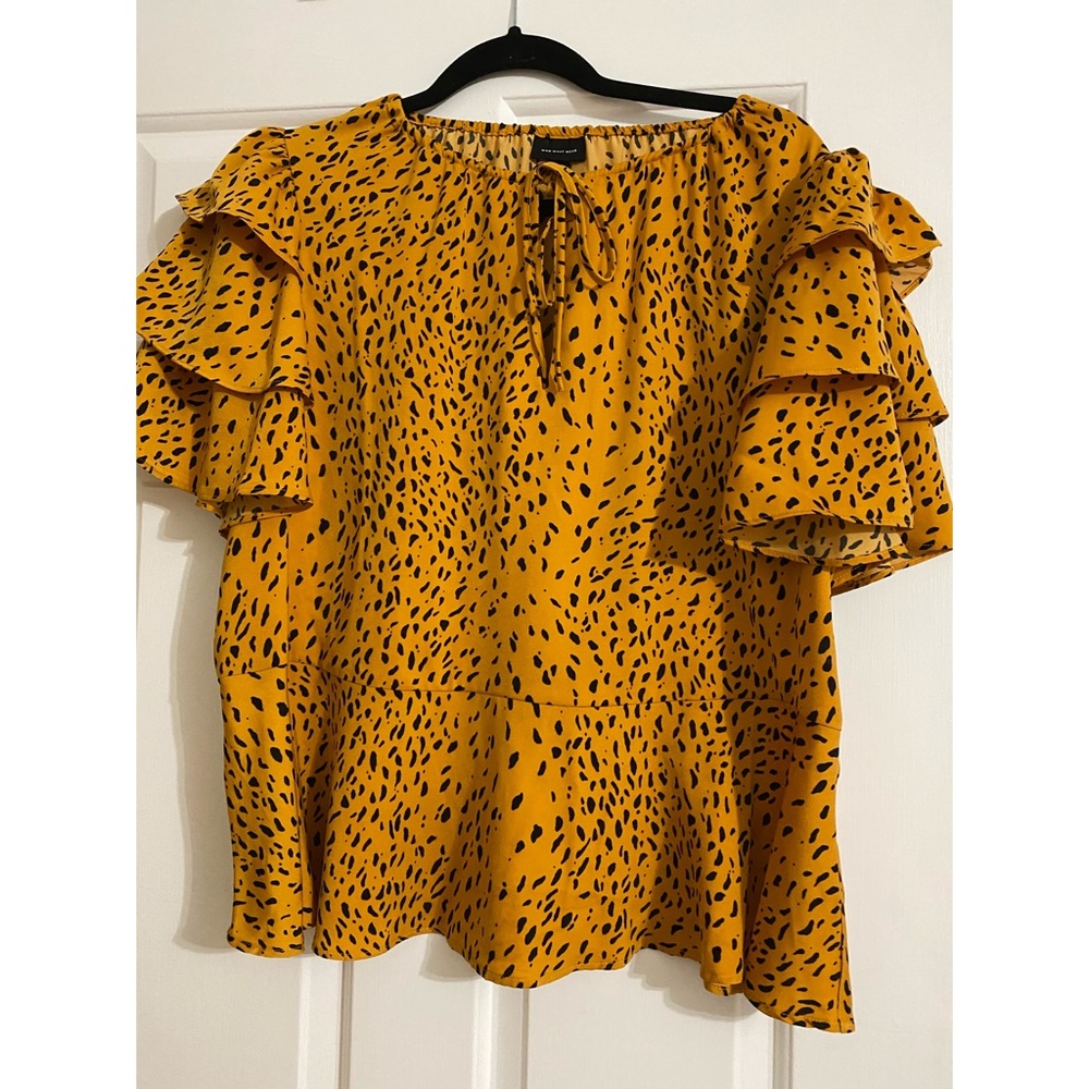Animal Print Who what wear blouse size XL